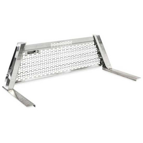 Size 2 Military-Grade Smooth Aluminum Cab Rack With Tank Brite Uprights, Honeycomb Mesh