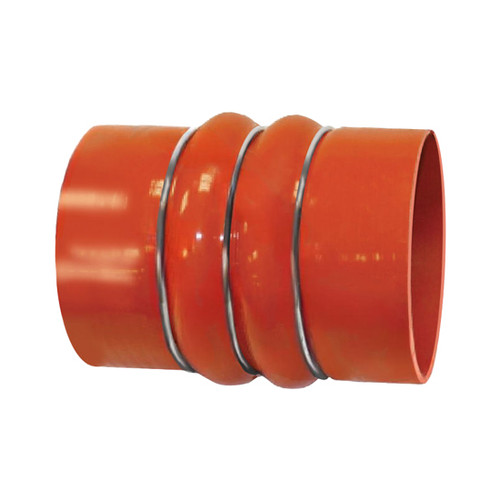 4.5 X 6 Inch Red Poly CAC Connector/Terminal Hose Replaces 7742, HE8709 Fits Kenworth & Peterbilt