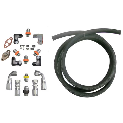 Secondary Fuel System Upgrade Kit W/ Braided Steel Fuel Line Fits CAT Engines