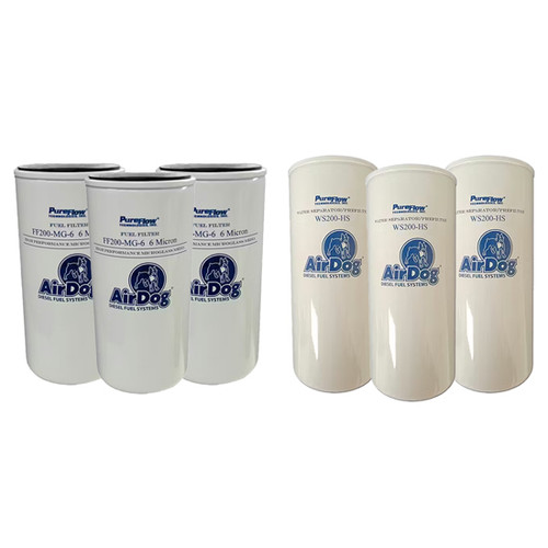 Fuel Filter Combo Pack W/ 3 Fuel Filters & 3 Water Separators