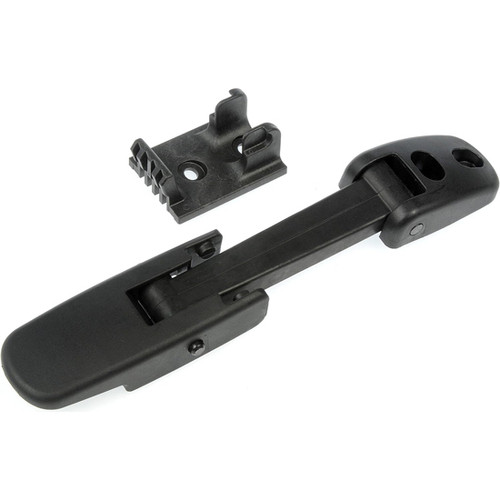 12 Inch Black Hood Latch Kit Replaces 0055554, 25169065, 37-41-295-60, 55554 For Mack And Blue Bird