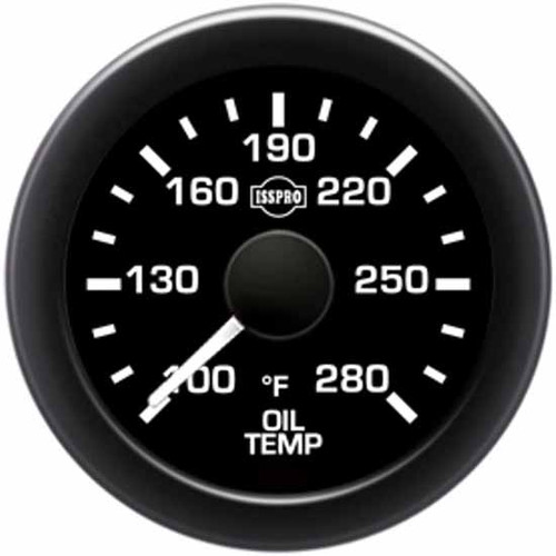 16 Inch Isspro 2-1/ Oil Temperature Gauge Kit, 100-280F