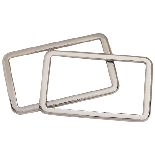 Chrome Plastic Exterior Trim For Heater Vent For Kenworth, Peterbilt