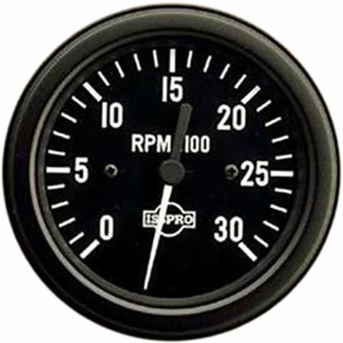 75 Inch Isspro 3.3 Electric Tachometer Gauge 0-3000 Rpm With Black Bezel