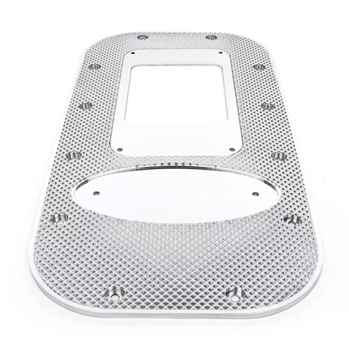Diamond Plate Billet Aluminum Shifter Floor Plate For Kenworth And Peterbilt
