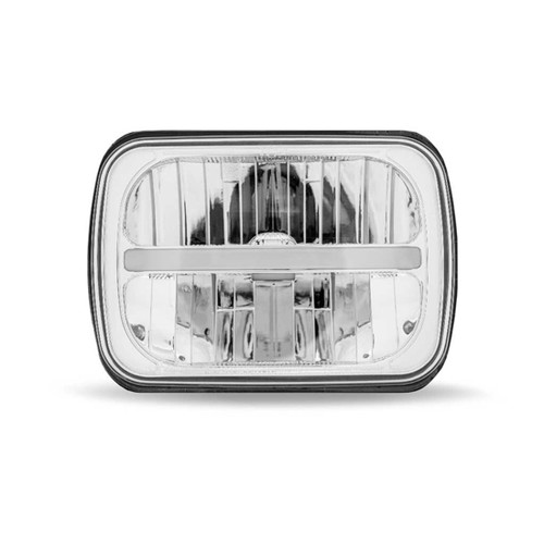 7 Inch 5 X Chrome Led Reflector Headlight
