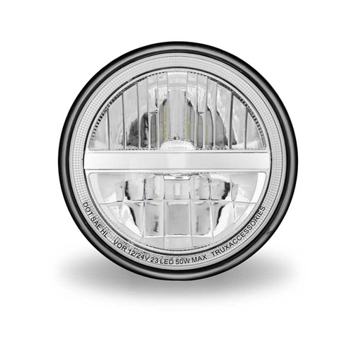 7 Inch Round Chrome Led Reflector Headlight