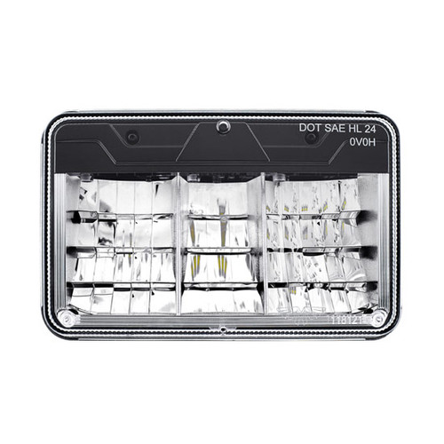 White LED Ultralit Solid State Headlight W/ 800 Lumens High Beam & 500 Lumens Low Beam