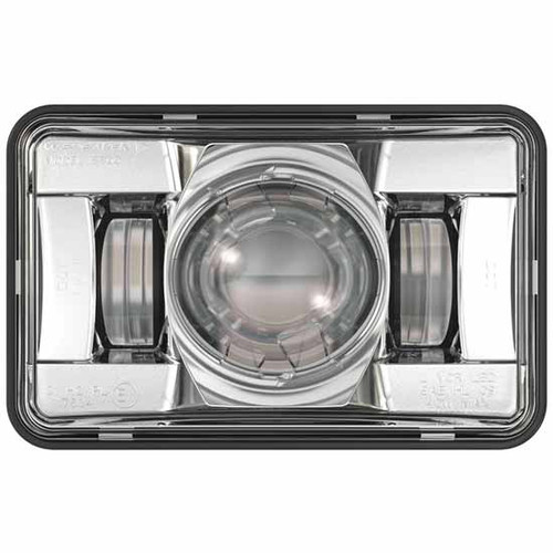 Evolution Led Headlight Model 8800 With Chrome Bezel