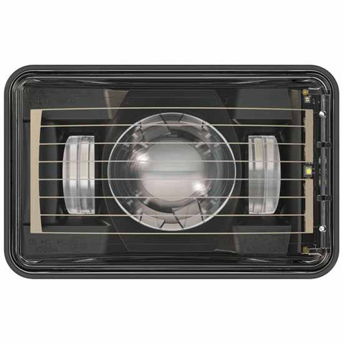 4 X 6 Evolution 2 Led Headlight With Black Bezel