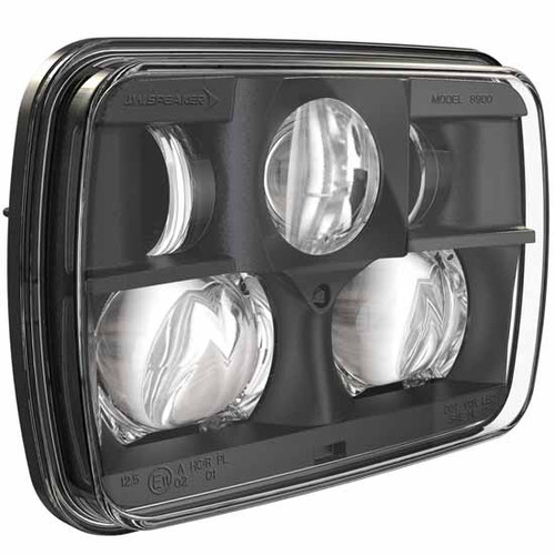 Model 8900 Evolution 2 Led Headlight With Black Inner Bezel And Clear Outer Lens