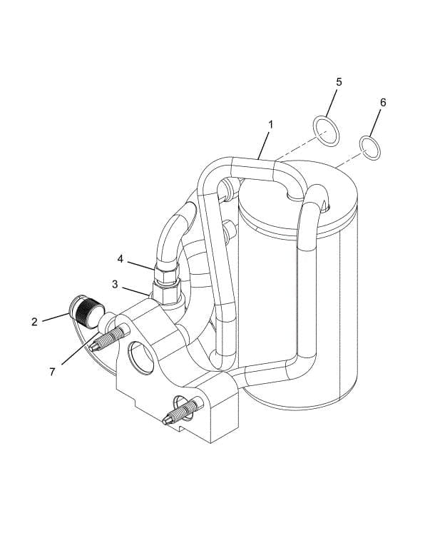 2522822C1 | Genuine International Air Conditioner Filter Dryer Assembly
