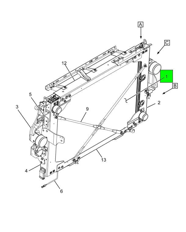 2519443C91 | Genuine International Radiator - Core And Tanks (Assembly)