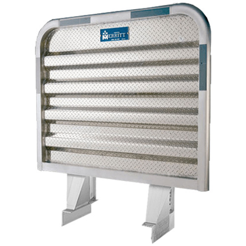 68 X 80 Inch Dyna-Light Aluminum Cab Rack With Short Foot With Radius Corners And Options By Merritt