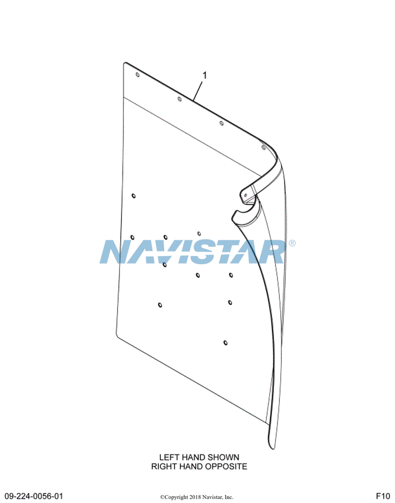 3584131C5 GUARD FRT FENDERHDD SFA RH