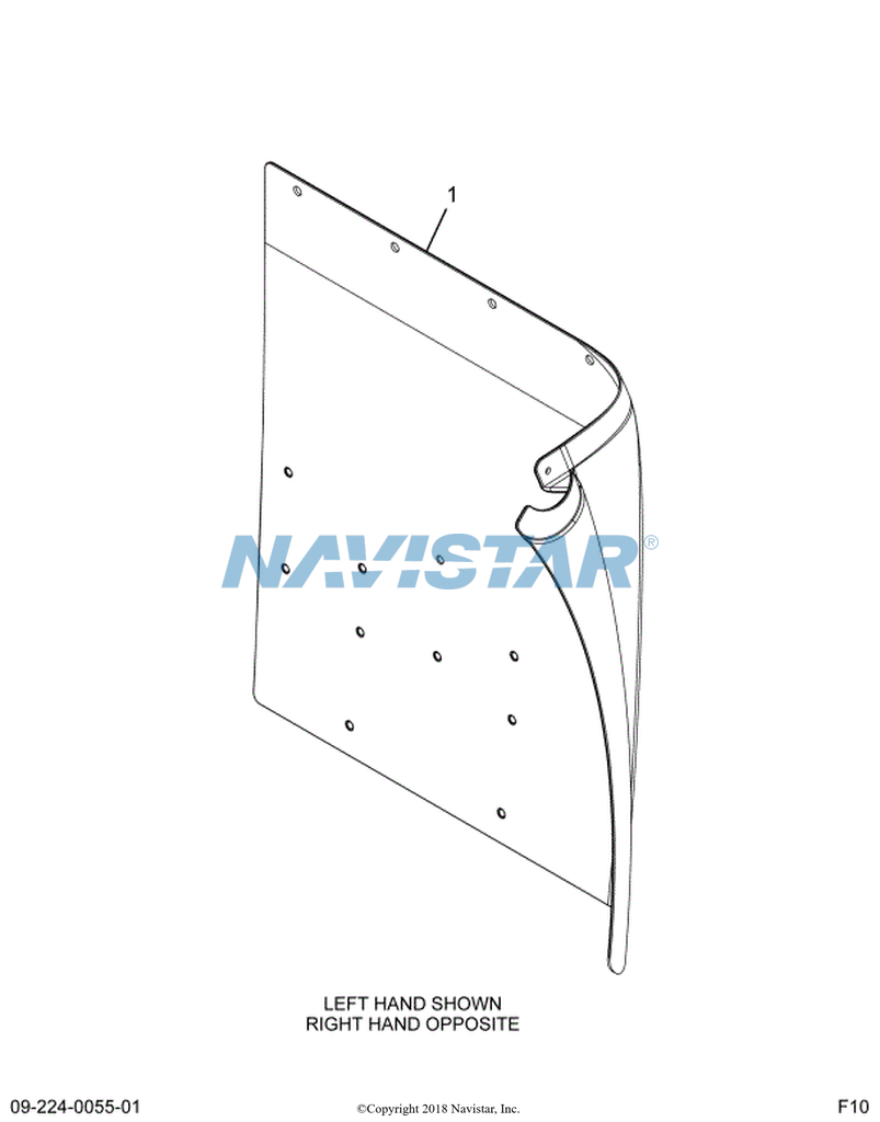 3588955C4 GUARD FRT FENDERMRD SFA RH