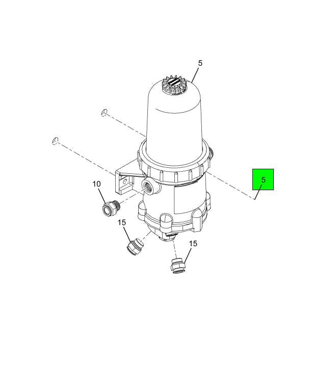 3698218C92 | Genuine International Fuel Filter Davco 382 25MIC