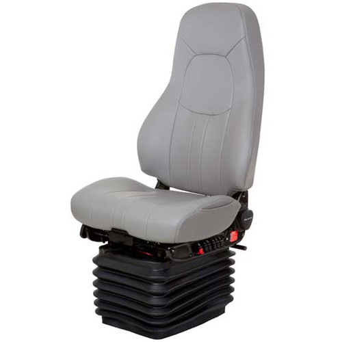 Gray Ultraleather Commodore Air High Back Seat Standard Base With Back Cycler And With O Armrests