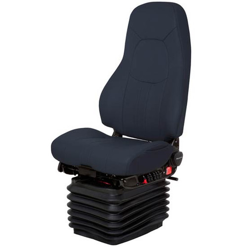 Blue Ultraleather Commodore Air High Back Seat Standard Base With Back Cycler And With O Armrests