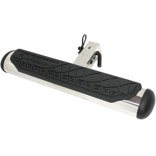 24 Inch Polished Stainless Steel Universal Oval Hitch Step