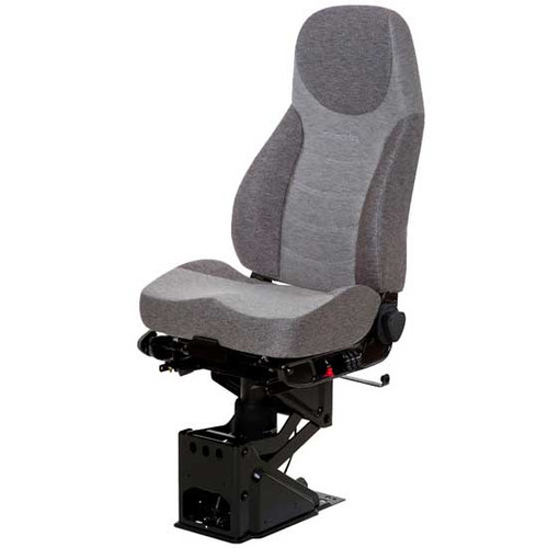 Charcoal Gray And Slate Dust Gray 2 Tone Mordura Cloth Corsair Air High Back Seat Standard Base With Standard Damper And With O Arm Rests And Back Cycler