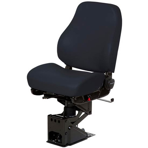 National Ensign Mid-Back Air Seat - Rascal Black Vinyl