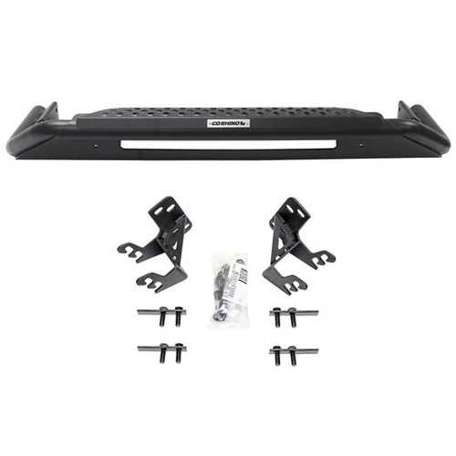 20 Inch Go Rhino Black Rc3 Lr Skid Plate With Recessed Light Bar Mount For Single Row Led With Brackets For Toyota 4Runner Sr5 Sport