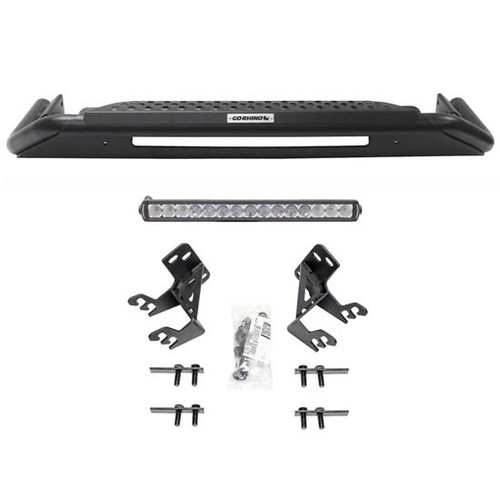 Go Rhino Rc3 Lr Skid Plate With Led Light Mount And Center Step For 2011 - 2016 Ford F-250, F350 Super Duty