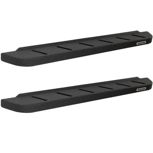 Textured Black Steel Running Boards For Ford F250 And F350 Regular Cab 2017-Current