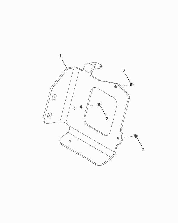 6135276C2 | Genuine International Power Take-Off Module Support Bracket Assembly