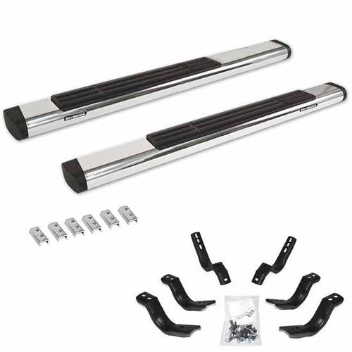 Polished Stainless Steel Side Step Kit For Toyota Tundra Regular Cab 2007-Current