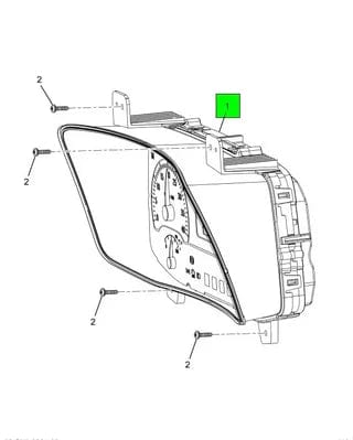 4062877C1 | Genuine International Instrument Panel Cluster (Speedometer)