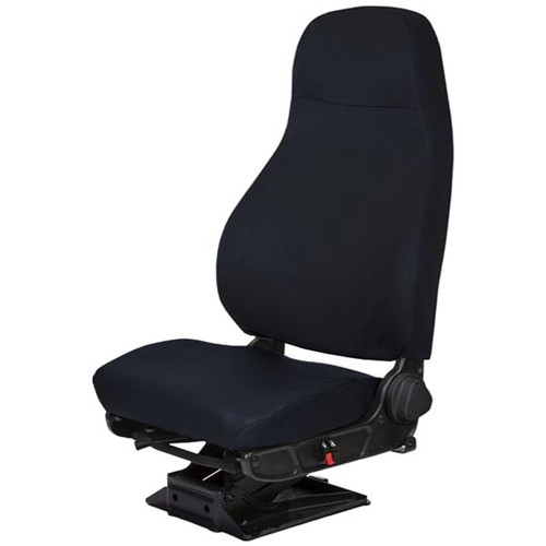 Lopro Rascal Black Vinyl Standard Truck Seat With O Armrests