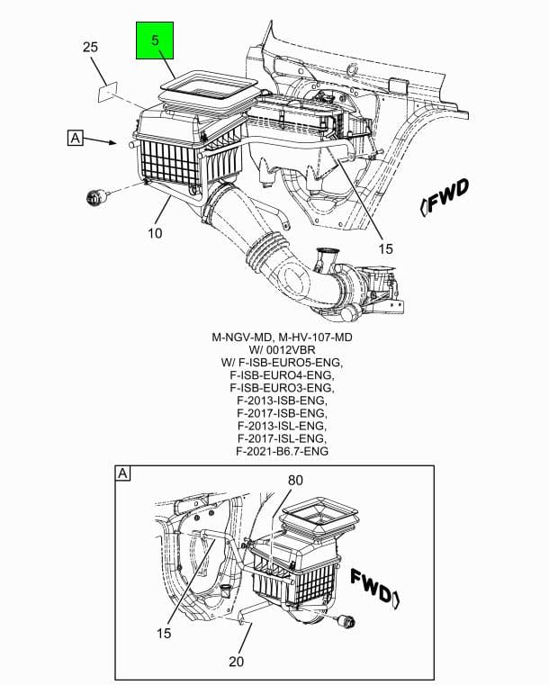 3721743C91 | Genuine International Air Dry Cleaner (Assembly)