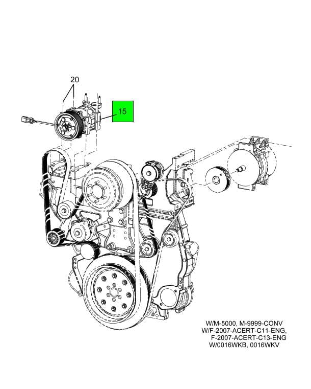 4051836C3 | Genuine International Air Conditioner Compressor