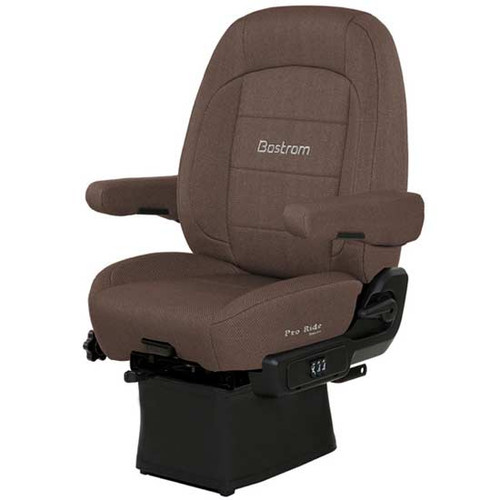 Bostrom Endura Cloth Proride Lopro Mid Back Seat With Dual Armrests - Brown