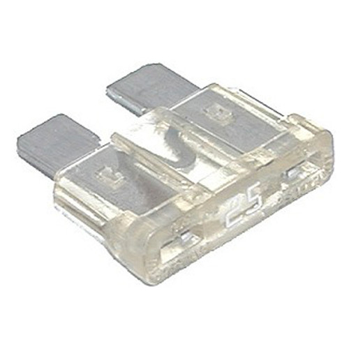 25 Amp Blade Fuse 32 Volt- Gray 5 Pack