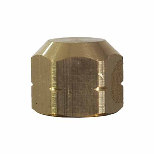 4 Inch 1/ Brass Pipe Cap- Hex
