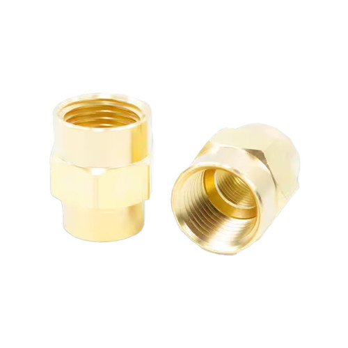 8 Inch Brass Reducer Fpt-Fpt Coupling - 1/2 X 3/