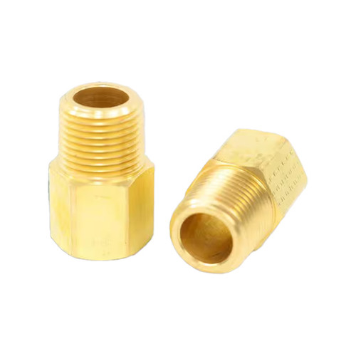 8 Inch Brass Hose Adapter Male To Female 3/8 X 3/