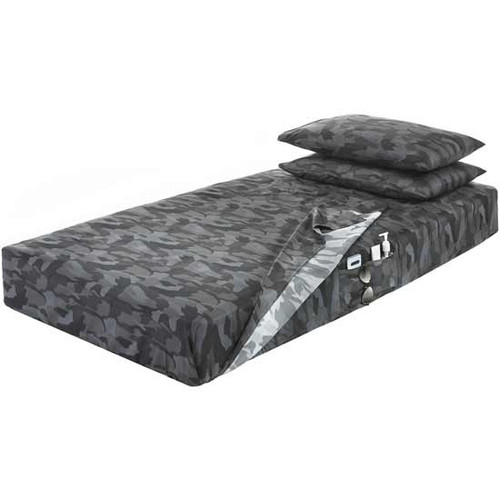 5 Inch 42 X 85 X 7. Gray Camouflage Bed Sheet Set For Peterbilt 579