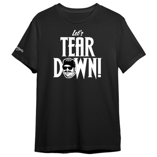 Csm Lets Tear Down Black T-Shirt