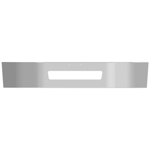 18 Inch Set Back Axle Wrap Around Bumper W/ Vent Holes By Valley Chrome Fits Freightliner M2-106