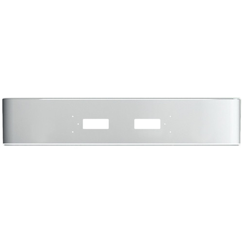 Valley Chrome 14 Inch Chrome Factory Style Bumper W/ Mounting & Vent Holes For GMC TopKick & Chevrolet Kodiak