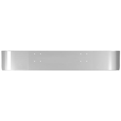 18 Inch Set Back Axle Wrap Around Bumper W/ Mounting Holes By Valley Chrome Fits International 9100, 9200 & 9400