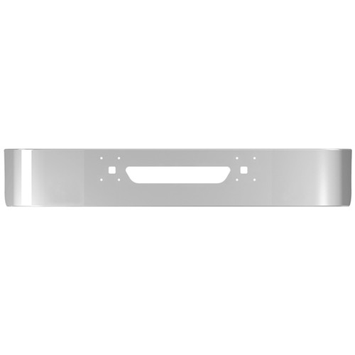 13 Inch Stainless Bumper With Tow And Vent Holes For International 9100I, 9200I, 9400I 1997-Newer