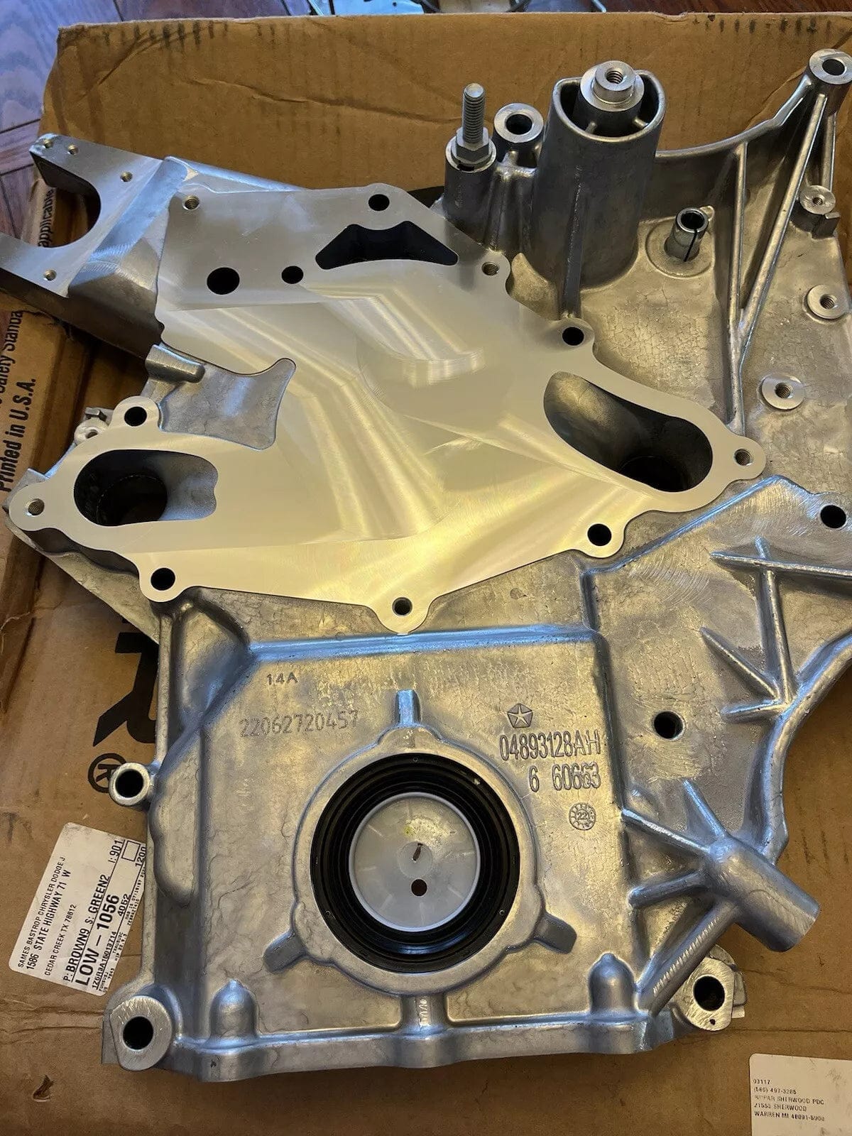 04893128AH | Genuine Mopar Chain Case Cover