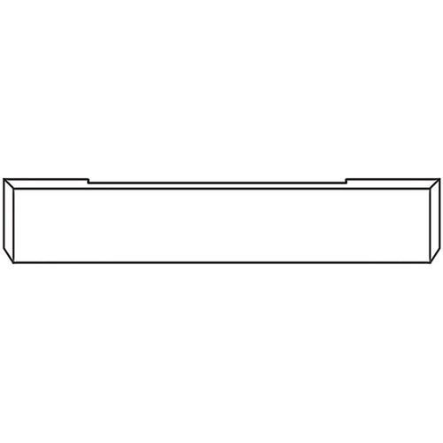 22 Inch Chrome American Eagle Boxed End Bumper With Custom 6 Inch Side To Clear Lift Kit