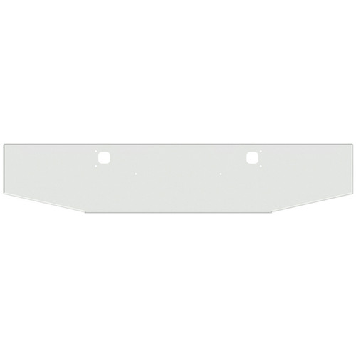 Valley Chrome 18 Inch American Eagle Boxed End Bumper W/ 8 Inch Ears, 2 Inch Taper & Tow Holes Fits Kenworth W900B/L