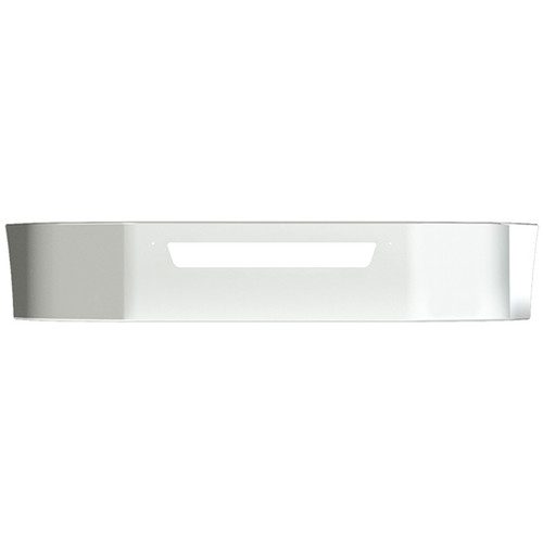 20 Inch Chrome Bumper, 10 Gauge With Tow, Vent Holes For Kenworth T270, T370 SBA 2008-Newer